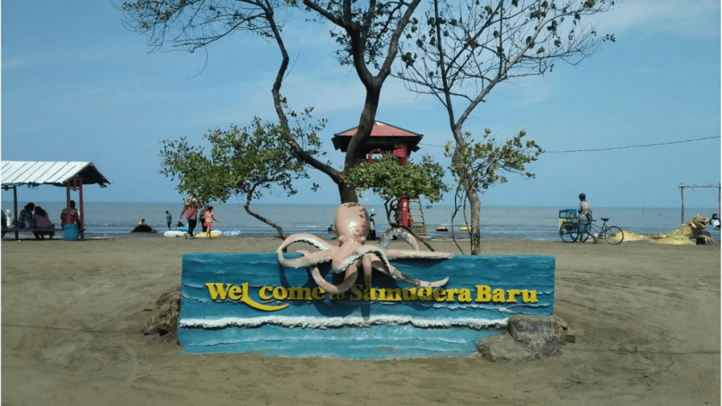pantai samudera baru karawang